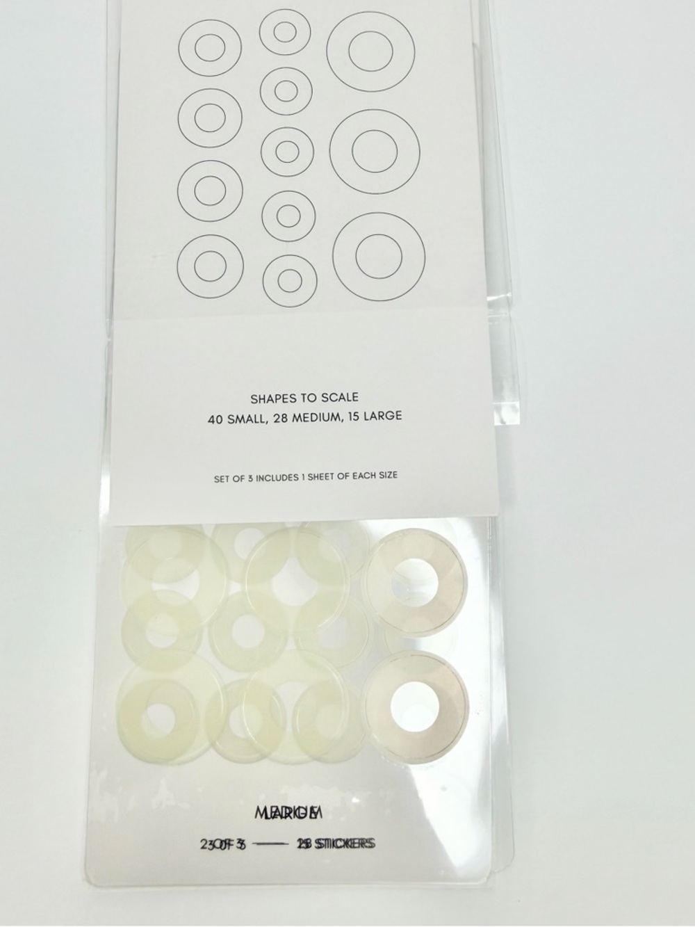 Cloth & Paper Spotlight Sticker bundle: multi-color round stickers. New - Picture 3 of 9